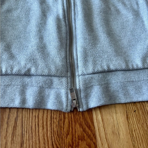 Izod Lacoste Light Gray Zip-Up Jacket - XL - EUC - Picture 6 of 11